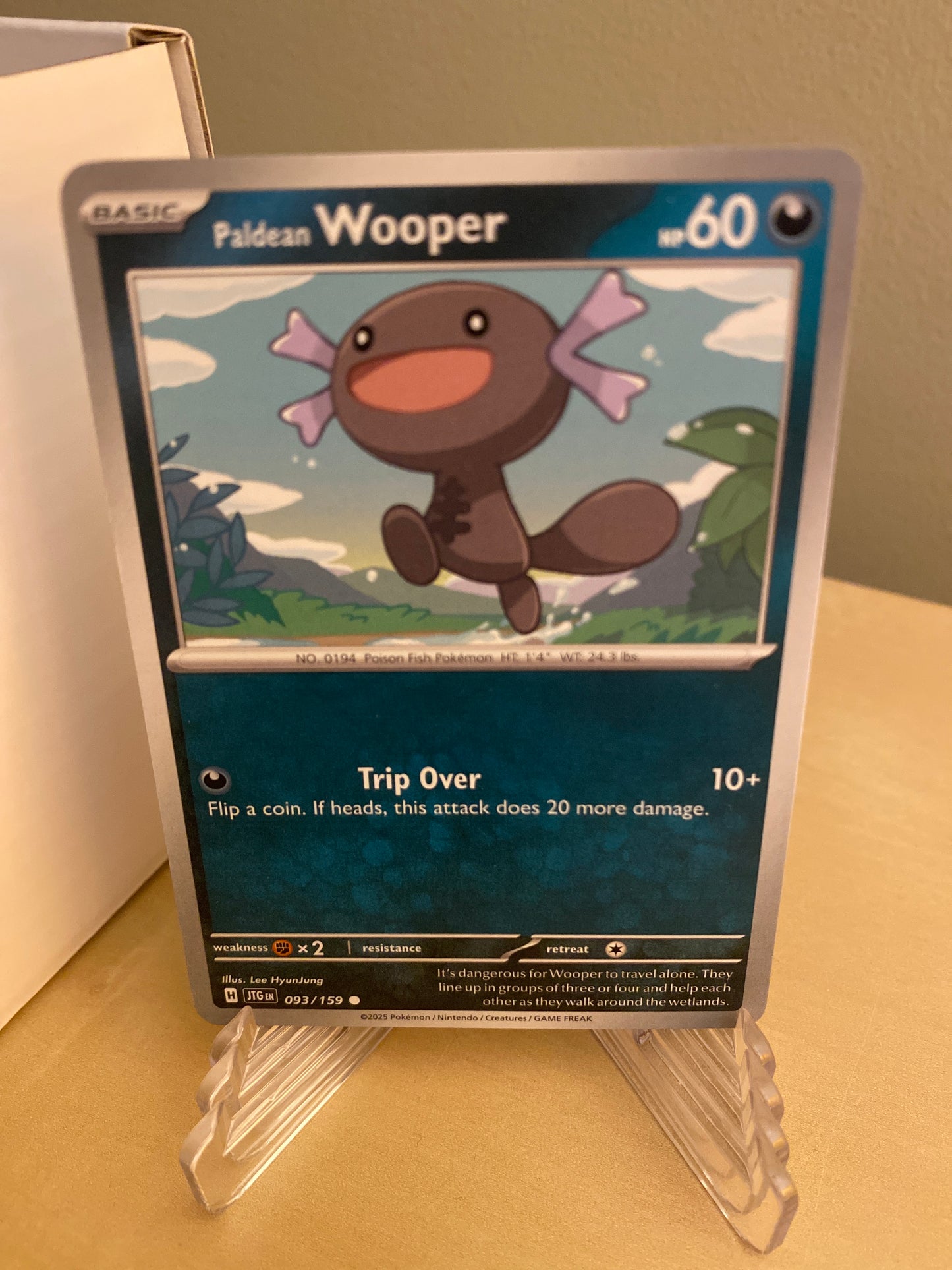 3b - #93 Paldean Wooper